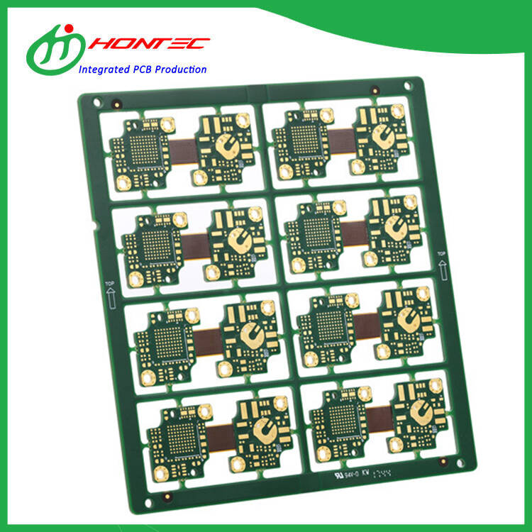 8-qat hişk-Flex PCB